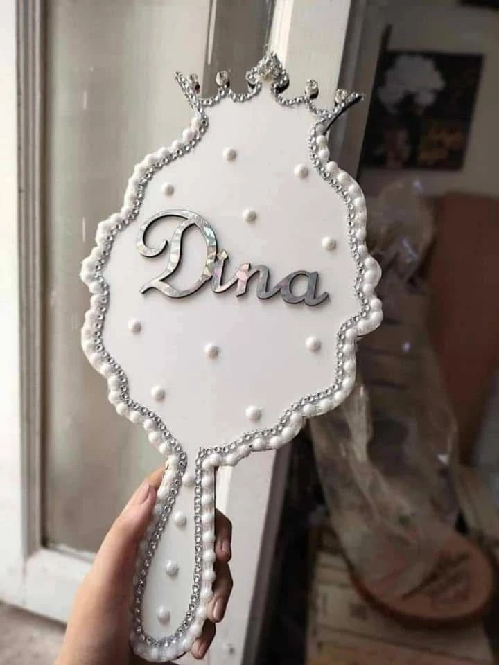 مرآة عروسة هاند ميد ✨